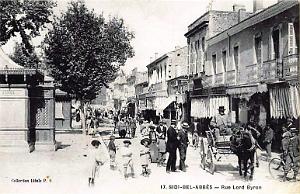 SIDI-BEL-ABBES - RUE LORD BYRON - 1924